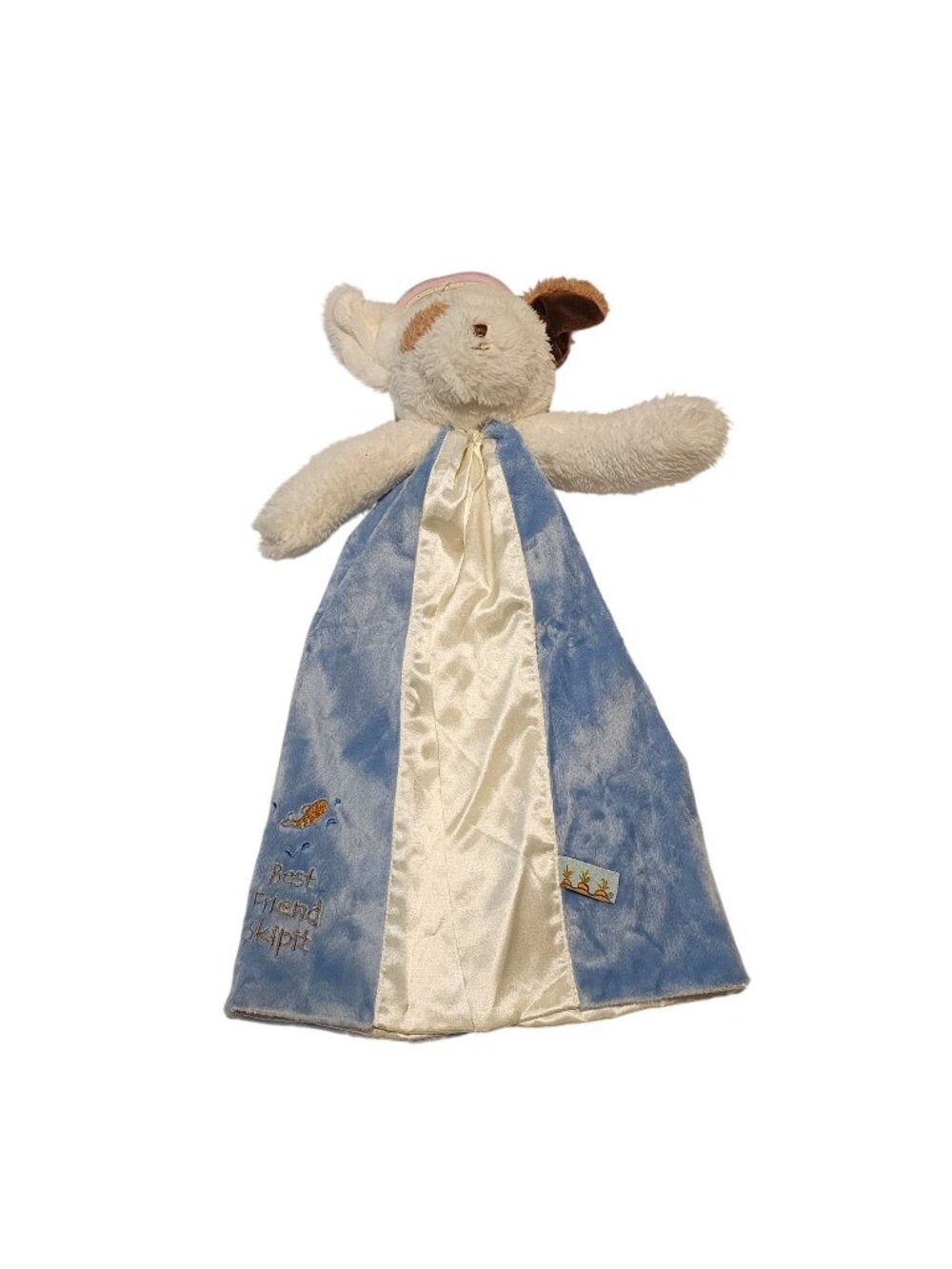 Bunnies By Bay Blue Best Friend Skipit Puppy Dog Security Blanket Lovey New - Picture 1 of 6